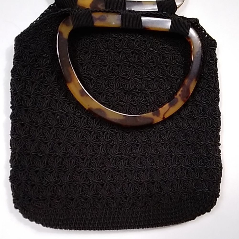Vintage Handbag Macrame PAT 4453294 EXPRESS 78967100